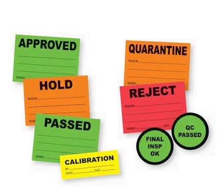 طباعة ليبل فارغ reject & pass